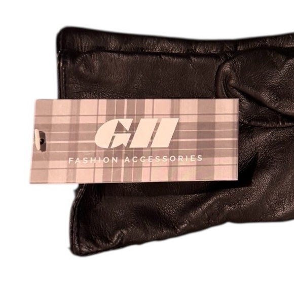 GH Black Leather Women’s Gloves M - Picture 8 of 8